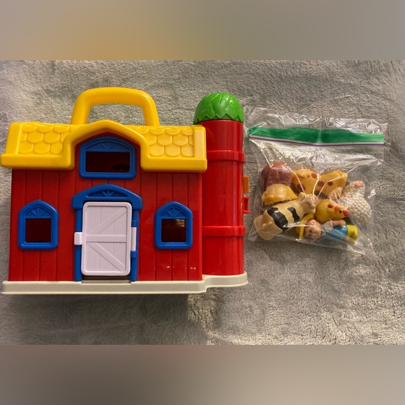 Blue Box Toys Vintage Blue Box Toys Farmhouse Zoo Playset Poshmark